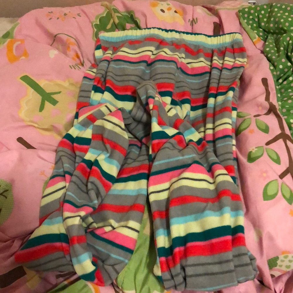 Stripped gray pj pants